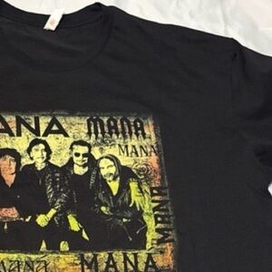 Mana Band Shirt 2XL Black Graphic T-Shirt